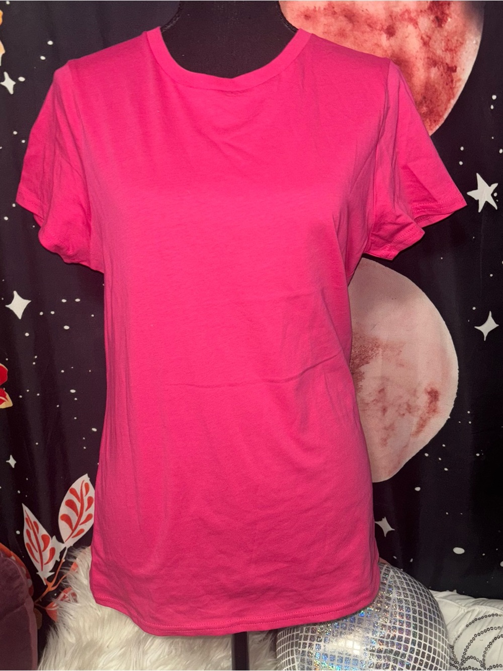 Classic Pink Crewneck Tee